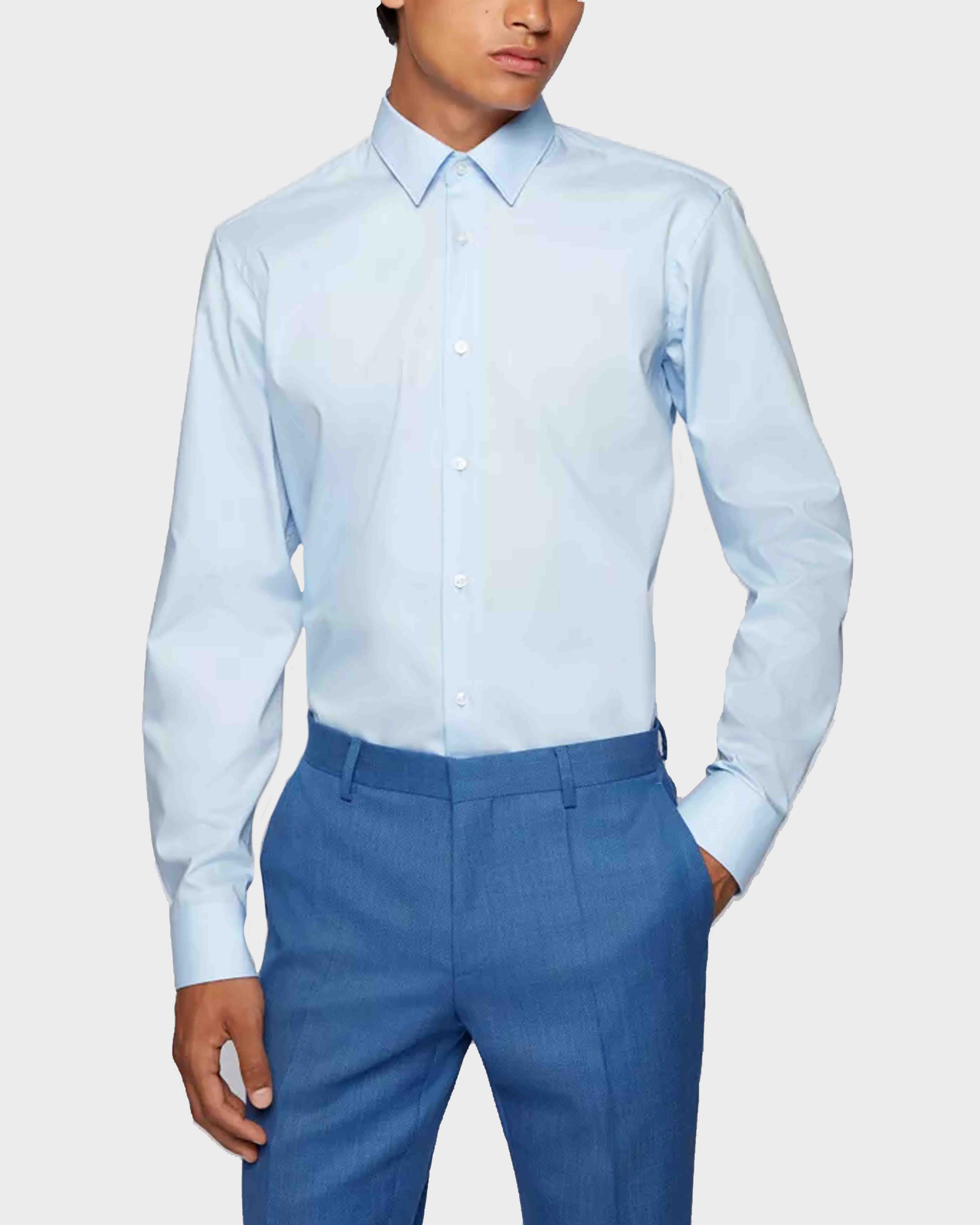 Boss Ανδρικό Πουκάμισο Regular-Fit Shirt In Easy-Iron Cotton - 50416086 -  sagiakos-stores.gr