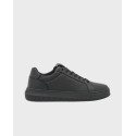 CALVIN KLEIN JEANS ΑΝΔΡΙΚΑ ΔΕΡΜΑΤΙΝΑ SNEAKERS - YM0YM01124 - ΜΑΥΡΟ