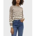 VERO MODA WOMEN'S SWEATER - 10309415 - BROWN