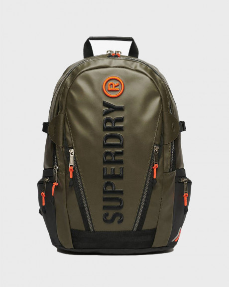 SUPERDRY D1 SDNA TARP EMB RUCKSACK ΑΝΔΡΙΚΟ ΣΑΚΙΔΙΟ ΠΛΑΤΗΣ - W9110391A