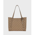 GUESS ECO ERICA ELITE TOTE ΓΥΝΑΙΚΕΙΑ ΤΣΑΝΤΑ ΩΜΟΥ - HWESG951023  - ΑΝΘΡΑΚΙ