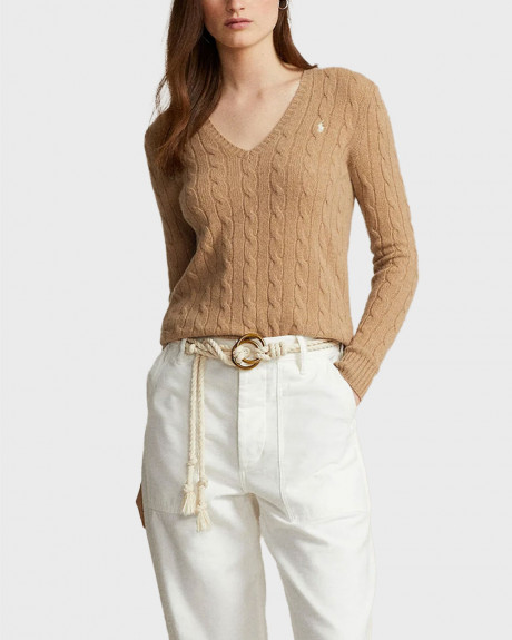 POLO RALPH LAUREN WOMEN'S V-NECK SWEATER - 211910422002