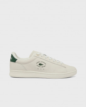 LACOSTE ΑΝΔΡΙΚΑ ΔΕΡΜΑΤΙΝΑ SNEAKERS - 748SMA00121Y5 - ΑΣΠΡΟ