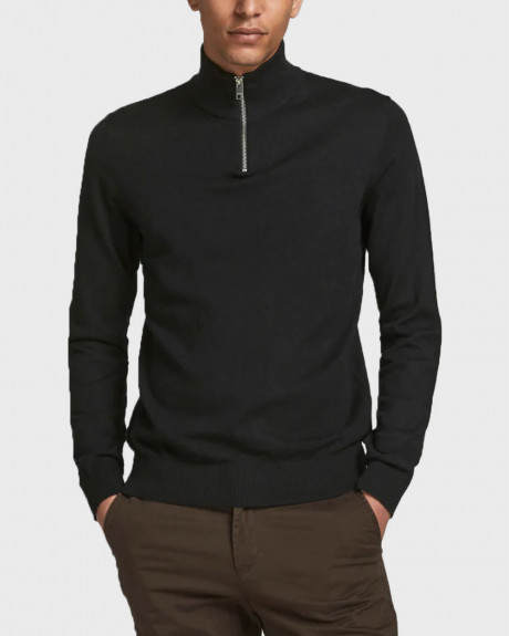 JACK & JONES ΑΝΔΡΙΚΟ ΠΟΥΛΟΒΕΡ HALF-ZIP - 12189339