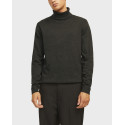 JACK & JONES MEN'S ROLL NECK PULLOVER - 12258051 - BLACK