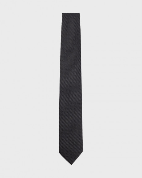 BOSS MEN'S JACQUARD TIE WITH MICRO PATTERN - 50520319