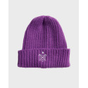 BACKTOP FOUNDATION MEN'S KNIT BEANIE - SKULL CAP - PURPLE