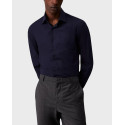 CALVIN KLEIN MEN'S POPLIN STRETCH FITTED SHIRT - K10K109509 - BLUE